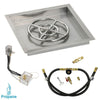 Square Stainless Steel Drop-In Pan with All-Weather Electronic Ignition System by American Fire Products