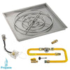Square High Capacity Stainless Steel Drop-In Pan with All-Weather Electronic Ignition System by American Fire Products