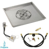 Square Stainless Steel Drop-In Pan with All-Weather Electronic Ignition System by American Fire Products