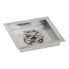 12" Square Stainless Steel Drop-In Pan with Spark Ignition Kit - Natural Gas by American Fire Products