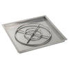 36" Square High Capacity Stainless Steel Drop-In Pan with Spark Ignition Kit - Natural Gas by American Fire Products