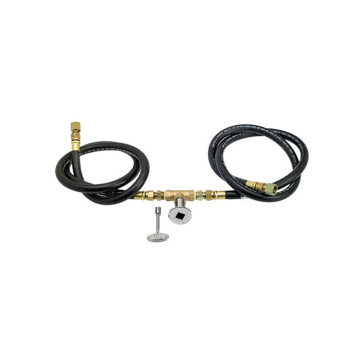 36" Square Stainless Steel Drop-In Pan with Spark Ignition Kit - Natural Gas by American Fire Products