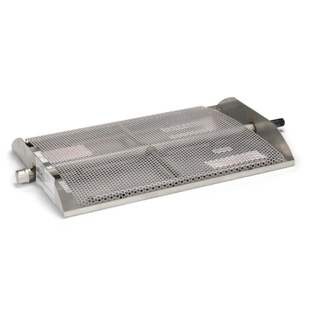18/20" Vented G45 See-Thru Stainless Steel Glass Fireplace Burner - Match Lit for Natural Gas by Real Fyre