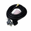 Durable propane regulator with flexible gas hose included in the Starfire Designs Béton Fire Pit Natural Gas to Propane Conversion Kit.