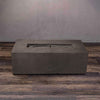 48" x 32" Rectangle Rustic Gravity Concrete (GFRC) Fire Pit - Propane Gas Hardline - 110V Electronic Ignition System - Brown by Starfire Designs
