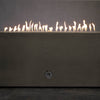 72" x 38" Rectangle Rustic Gravity Concrete (GFRC) Fire Pit - Natural Gas - Match Lit Ignition - Brown by Starfire Designs