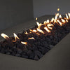 72" x 38" Rectangle Rustic Gravity Concrete (GFRC) Fire Pit - Natural Gas - Match Lit Ignition - Brown by Starfire Designs