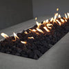 72" x 38" Rectangle Rustic Gravity Concrete (GFRC) Fire Pit - Natural Gas - Match Lit Ignition - Natural Gray by Starfire Designs