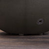 36" Round Rustic Gravity Concrete (GFRC) Fire Pit - Propane Gas Hardline - 110V Electronic Ignition System - Brown by Starfire Designs
