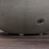 36" Round Rustic Gravity Concrete (GFRC) Fire Pit - Propane Gas Hardline - Flame Sense with Spark Ignition System - Natural Gray by Starfire Designs
