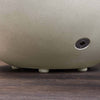 36" Round Rustic Gravity Concrete (GFRC) Fire Pit - Propane Gas Hardline - 110V Electronic Ignition System - White by Starfire Designs
