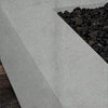 45" Square Rustic Gravity Concrete (GFRC) Fire Pit - Natural Gas - 110V CSA On/Off Electronic Ignition System - White by Starfire Designs