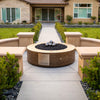 The Outdoor Plus 72" Occasional Height Florence Concrete Gas Fire Pit