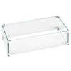 The Outdoor Plus Rectangular Tempered Glass Wind Guard