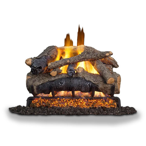 Vented Gas Logs Colonial Oak by Real Fyre