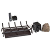 18/20" Vented G45 See-Thru Fireplace Burner "15" Series Standing Pilot with On/Off Remote by Real Fyre