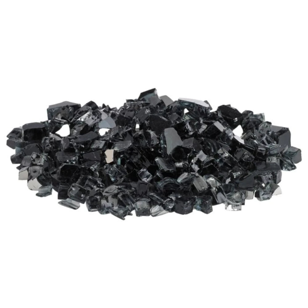 1/2" Black Fire Glass by American Fire Products