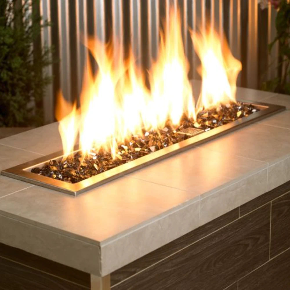1/2" Black Fire Glass by American Fire Products
