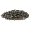 A smooth mound of bronze 1/4" reflective fire glass from American Fire Products shimmers with earthy tones and mirror-like accents, adding understated elegance and radiant glow to fire pits and fire features.