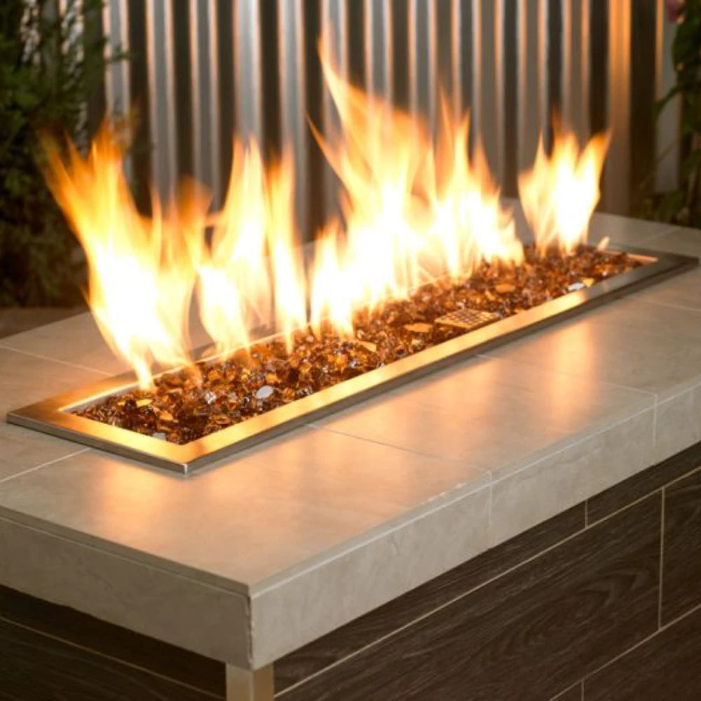 1/2" Copper Fire Glass by American Fire Products