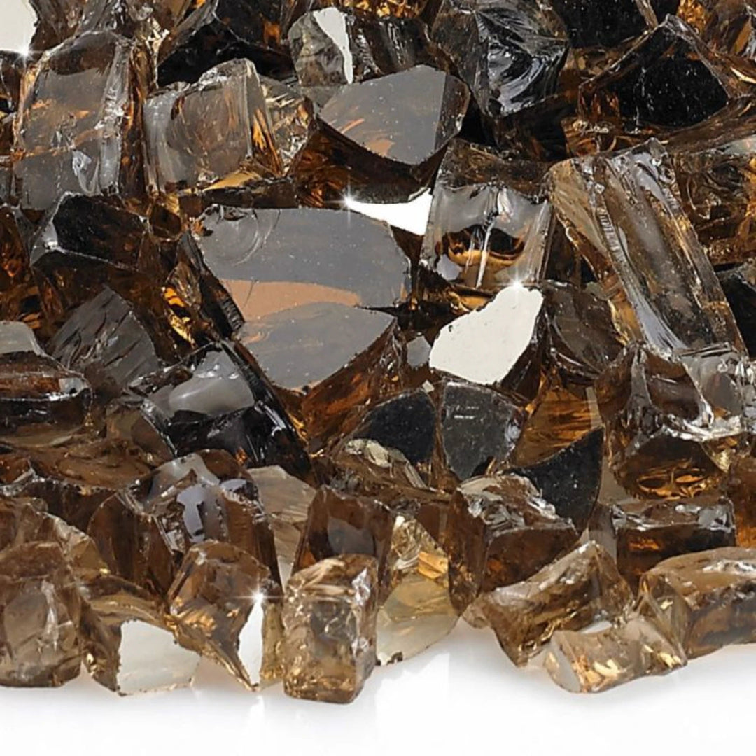 1/2" Copper Reflective Fire Glass by American Fire Products