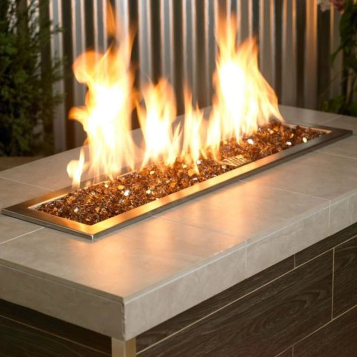 1/2" Copper Reflective Fire Glass by American Fire Products
