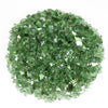 American Fire Products 1/4-inch evergreen reflective fire glass—vibrant green tones with a sparkling mirrored finish, perfect for adding natural charm and bold color to any fire pit or fireplace.