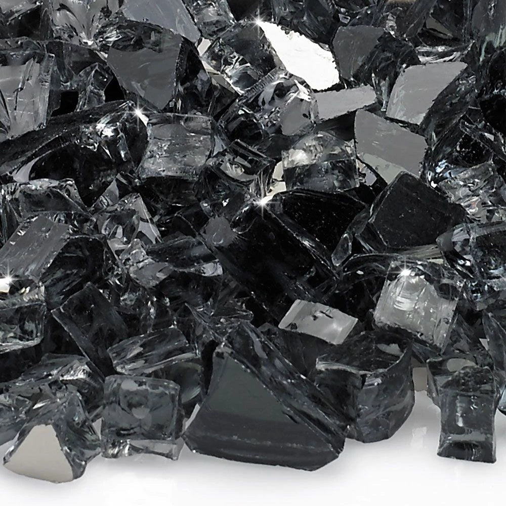 1/2" Gray Reflective Fire Glass by American Fire Products