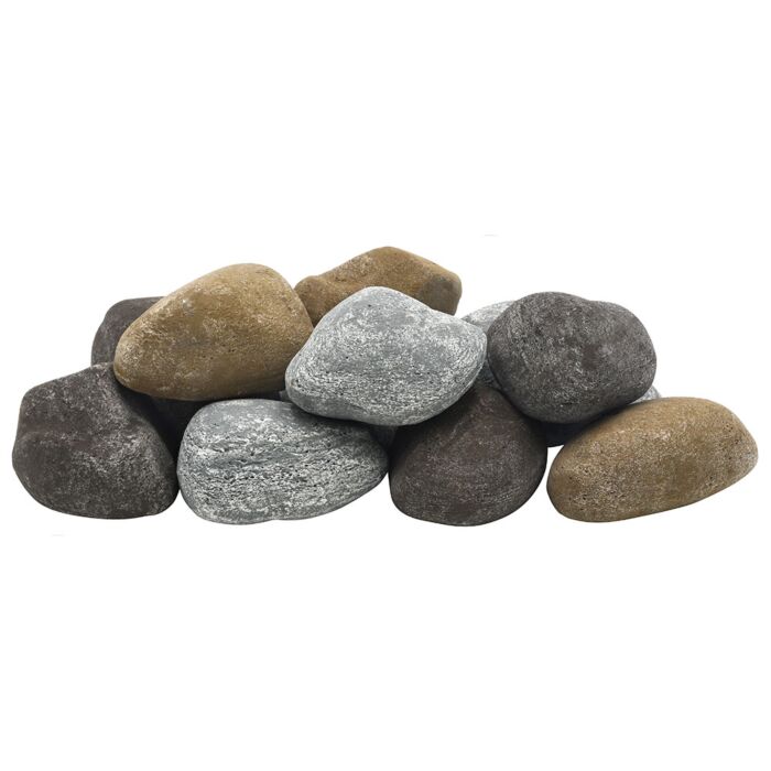 Natural Lite Stone Cobble - Set of 12 by American Fire Products