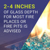 1/2" Clear Fire Glass by American Fire Products
