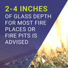 1/2" Evergreen Reflective Fire Glass by American Fire Products