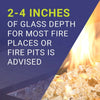 1/2" Gold Reflective Fire Glass by American Fire Products