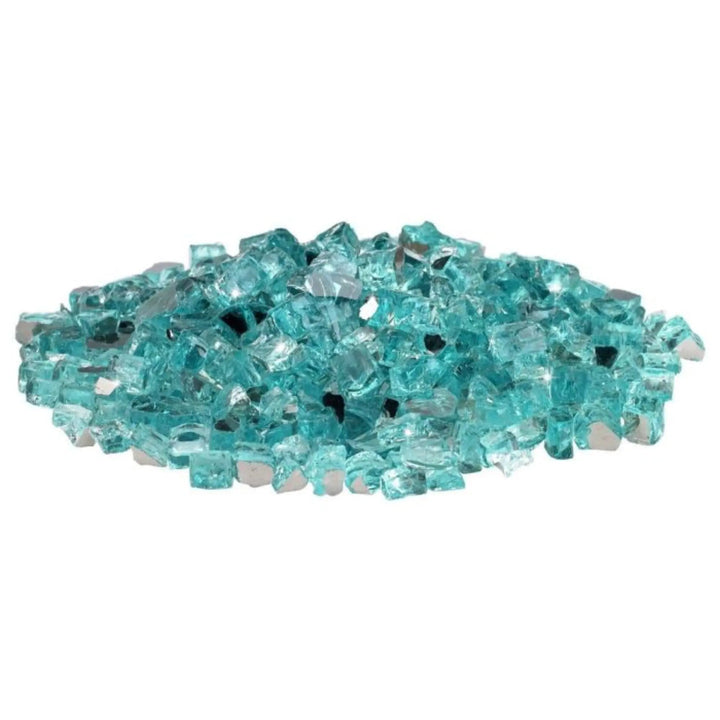 1/2" Azuria Reflective Fire Glass by American Fire Products