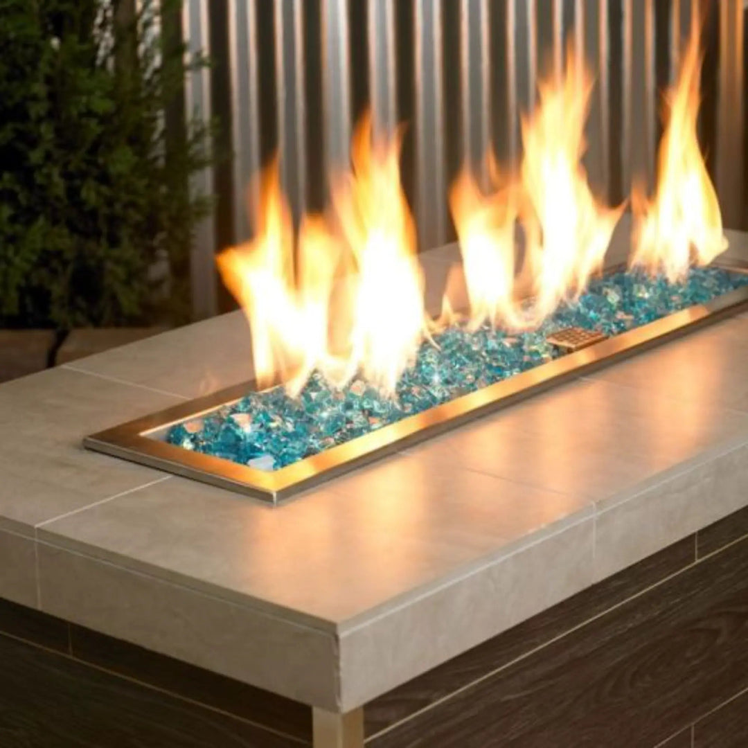 1/2" Azuria Reflective Fire Glass by American Fire Products