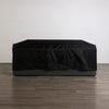 72" x 28" Rectangle Beton Concrete (GFRC) Gas Fire Pit with Hidden Propane Tank - Graphite by Starfire Designs