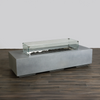 72" x 28" Rectangle Beton Concrete (GFRC) Gas Fire Pit Natural Gas - Natural Gray by Starfire Designs