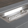 72" x 28" Rectangle Beton Concrete (GFRC) Gas Fire Pit Natural Gas - Natural Gray by Starfire Designs