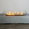 72" x 28" Rectangle Beton Concrete (GFRC) Gas Fire Pit Natural Gas - Natural Gray by Starfire Designs