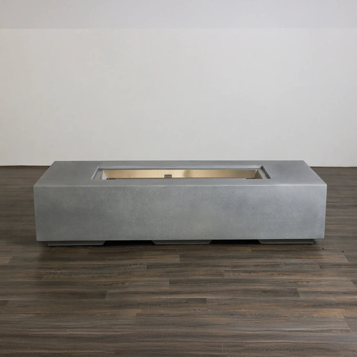 72" x 28" Rectangle Beton Concrete (GFRC) Gas Fire Pit Natural Gas - Natural Gray by Starfire Designs