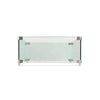 Linear Beton Glass Wind Guard by Starfire Designs
