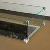 72" x 28" Rectangle Beton Concrete (GFRC) Gas Fire Pit with Hidden Propane Tank - Sand by Starfire Designs