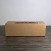 72" x 28" Rectangle Beton Concrete (GFRC) Gas Fire Pit with Hidden Propane Tank - Sand by Starfire Designs