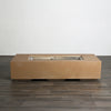 72" x 28" Rectangle Beton Concrete (GFRC) Gas Fire Pit - Sand by Starfire Designs