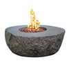 43" x 35" Boulder Fire Pit by Elementi