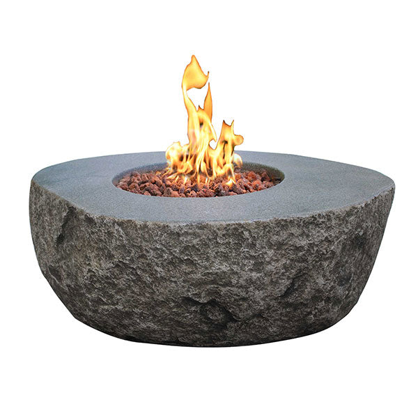 43" x 35" Boulder Fire Pit by Elementi