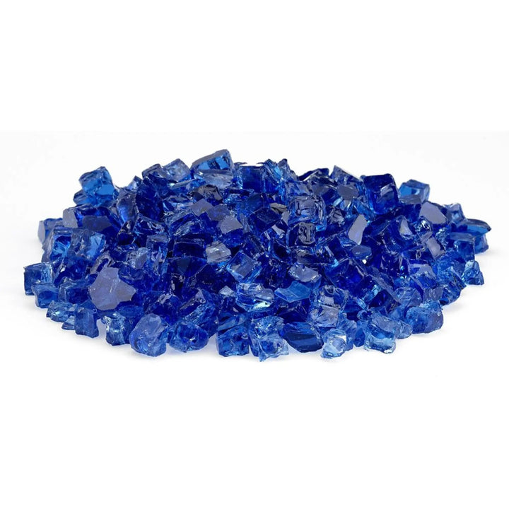 1/2" Cobalt Reflective Fire Glass by American Fire Products