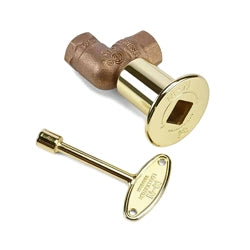 Brass gas key valve and key set by HPC for outdoor fire pits, designed for precise control and durable performance