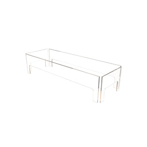 The EcoSmart Fire L1080 Rectangular Glass Fireplace Screen offers a refined fireplace wind guard solution, crafted from strong tempered glass to provide wind protection while allowing an uninterrupted view of the flames. Perfect for outdoor gas fire pits, this linear fire screen enhances both safety and style.