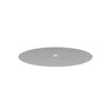 A top-down view of the EcoSmart Fire R20 Glass Cover Plate, showcasing its sturdy tempered glass build, designed to keep fire pit burners protected. Perfect for high-end gas fire pits, this cover plate prevents weather damage, debris, and dust accumulation.