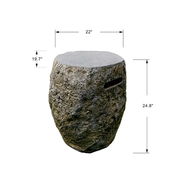 22" x 20" Boulder Propane Tank Cover by Elementi